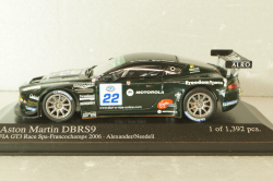 Aston Martin DBRS 9 FIA GT3 Race SPA-Francochamps 2006, Alexander/Needell, black, 400061322, Minichamps 1:43