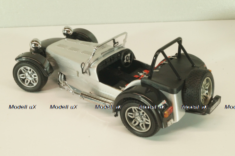 Caterham Super Seven JPE, black with carbon, 08225C, Kyosho 1:18
