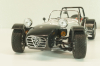 Caterham Super Seven JPE, black with carbon, 08225C, Kyosho 1:18