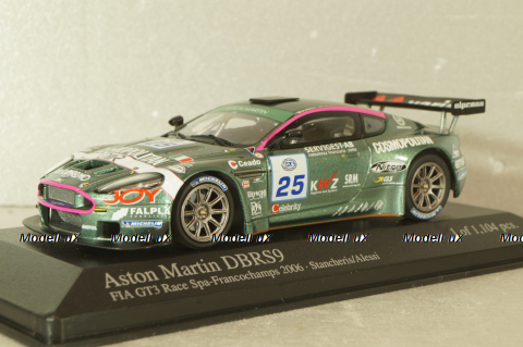 Aston Martin DBRS 9 FIA GT3 Race SPA-Francochamps 2006, Groppi/Alessi, green, 400061325, Minichamps 1:43