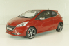 Peugeot 208 GTI 2013, red, 184700, Norev 1:18