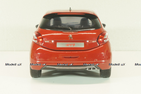 Peugeot 208 GTI 2013, red, 184700, Norev 1:18