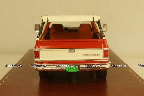 Chevrolet Blazer K5 Open Top red/white 1973-1978, GIM070B, GIM 1:43