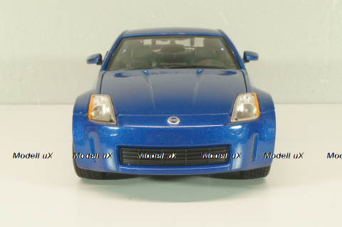 Nissan 350 Z 2002, blue, 92538, Road Signature 1:18