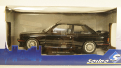 BMW M3 E30 Sport Evolution 1990 black, S1801501, Solido 1:18
