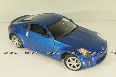Nissan 350 Z 2002, blue, 92538, Road Signature 1:18