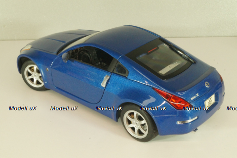 Nissan 350 Z 2002, blue, 92538, Road Signature 1:18