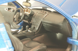 Nissan 350 Z 2002, blue, 92538, Road Signature 1:18