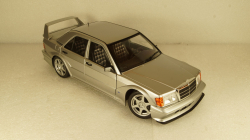 Mercedes 190E Evo 2 1990 Silver, S1801005, Solido 1:18