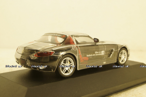 Mercedes SLS AMG ToyFair Nürnberg 2017, silver, IXO 1:43