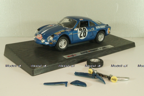 Alpine Renault 1600S # 20 1971, blue, Maisto 1:18 После ДТП!