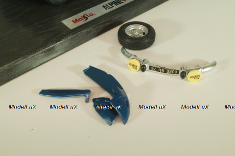 Alpine Renault 1600S # 20 1971, blue, Maisto 1:18 После ДТП!