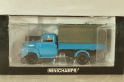 Opel Blitz 1.75t delivery truck, blue, 439051020, Minichamps 1:43