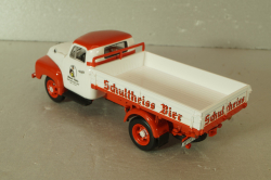 Opel Blitz 1.75t "Schultheiss bier" delivery truck, white/red, 439051024, Minichamps 1:43