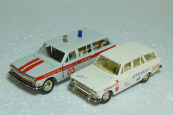 Газ-2402 Волга, А24, Скорая медицинская помощь, Тантал/Радон 1:43