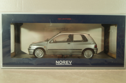 Renault Clio 16S 1992, grey met, 185256, Norev 1:18