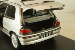 Renault Clio 16S 1992, grey met, 185256, Norev 1:18