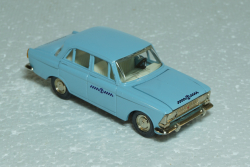 Москвич-412, Такси, голубая, Тантал/Радон 1:43