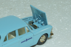 Москвич-412, Такси, голубая, Тантал/Радон 1:43