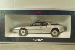 BMW M1 1980, silver, 183226, Norev 1:18  