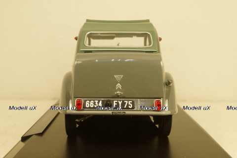 Citroen 2CV AZL Malle Bombee 1957, grey, Norev 1:18