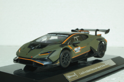 Lamborghini Huracan EVO2  Super Trofeo #63 2022, матовый оливковый,18-38305, Burago 1:43  