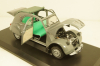 Citroen 2CV AZL Malle Bombee 1957, grey, Norev 1:18