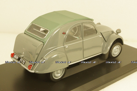 Citroen 2CV AZL Malle Bombee 1957, grey, Norev 1:18