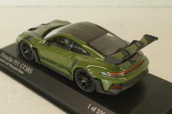 Porsche 911 (992) GT3 RS 2024, olive, with black wheells, 410062110, Minichamps 1:43  