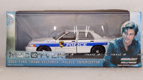 Ford Crown Victoria Police Interceptor from the Series McGyver 2003, 86520, Greenlight 1:43