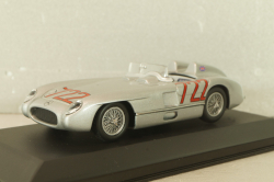 Mercedes-Benz 300 SLR #722 Mille Miglia 1955, S.Moss/D.Jenkinson, silver, 432553100, Minichamps 1:43