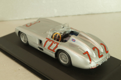 Mercedes-Benz 300 SLR #722 Mille Miglia 1955, S.Moss/D.Jenkinson, silver, 432553100, Minichamps 1:43