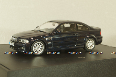 BMW M3 (E46) 1997, dark blue, 80420009764, Minichamps 1:43