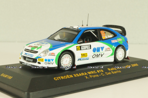 Citroen Xsara WRC #19 Rally Acropolis 2005, X.Pons/C.Del Barrino, RAM198, IXO 1:43