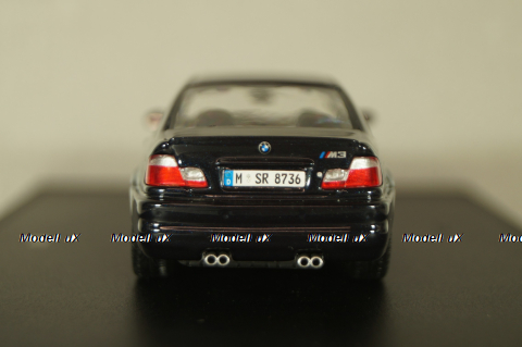 BMW M3 (E46) 1997, dark blue, 80420009764, Minichamps 1:43