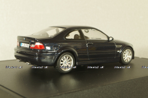 BMW M3 (E46) 1997, dark blue, 80420009764, Minichamps 1:43