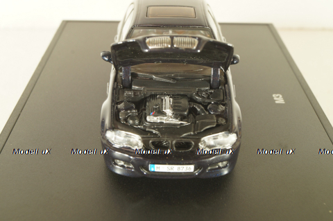 BMW M3 (E46) 1997, dark blue, 80420009764, Minichamps 1:43