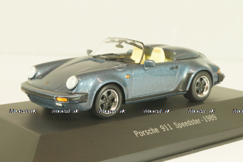 Porsche 911 (991) Speedster 1989, blue, 7114015, Atlas 1:43