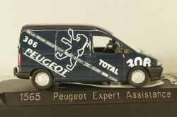 Peugeot Expert I Peugeot assistance 1995, blue, 1565, Solido 1:43