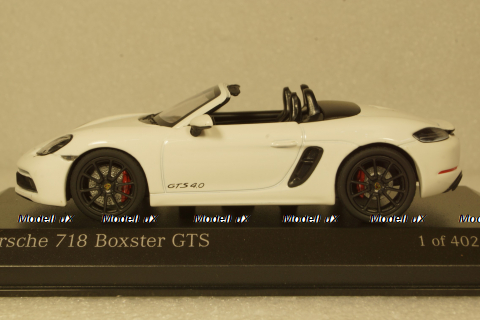 Porsche 718 Boxster GTS (982) 2020 White, 410069101, Minichamps 1:43