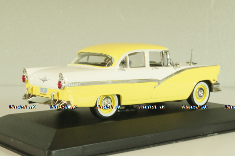 Ford Fairlane 1956, yellow/white, WB043, Whitebox 1:43