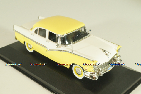 Ford Fairlane 1956, yellow/white, WB043, Whitebox 1:43