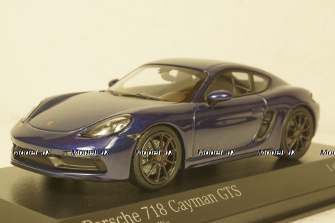 Porsche 718 Cayman GTS (982) 2020 Blue, 410069002, Minichamps 1:43