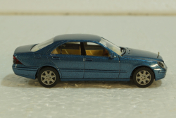 Mercedes S500 W220, blue, 1590224, Wiking 1:87