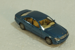 Mercedes S500 W220, blue, 1590224, Wiking 1:87