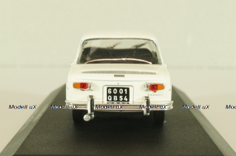 Renault 8 Gordini #27 rally 1968, white, 2235020, Atlas 1:43