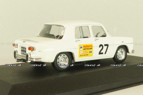 Renault 8 Gordini #27 rally 1968, white, 2235020, Atlas 1:43