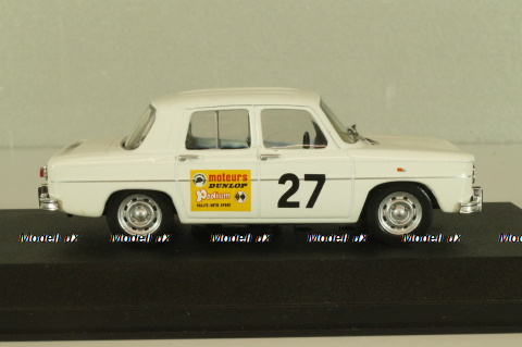 Renault 8 Gordini #27 rally 1968, white, 2235020, Atlas 1:43