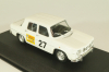 Renault 8 Gordini #27 rally 1968, white, 2235020, Atlas 1:43