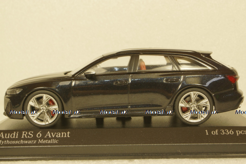 Audi RS6 Avant 2019, black metallic, 410018015, Minichamps 1:43